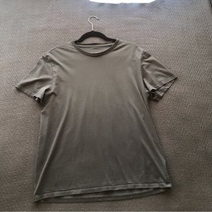 Everlane Uniform Tee 100% Organic Cotton Washed Black Charcoal Excellent Size M